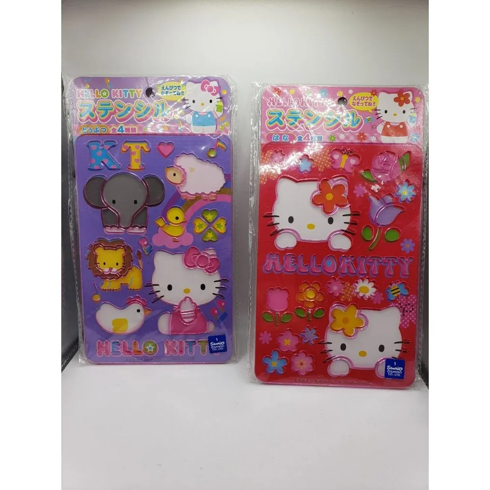 Epoch Sanrio 2017 Hello Kitty‎ Stencil  HALLOKITTY Drawing pencil Art Crafts